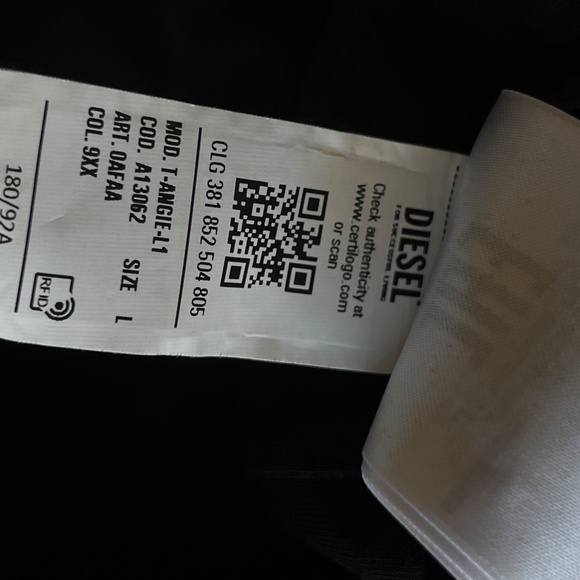 Black Diesel pink logo t-shirt - Picture 5 of 7